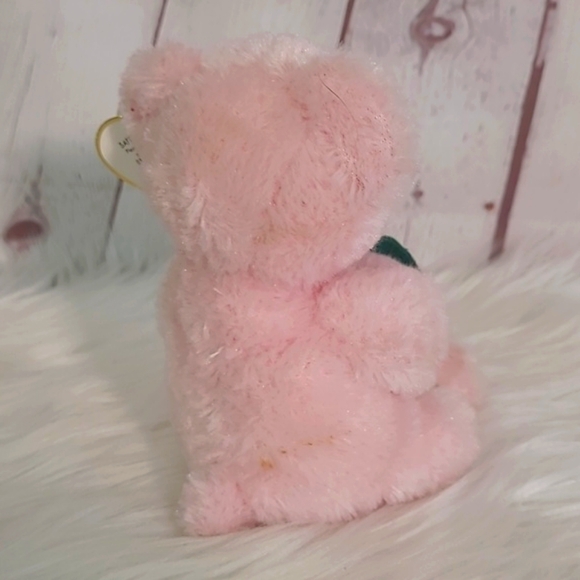 Y2K TY Beanie Baby Pink Love You Mom Mother's Day Bear Plush Stuffed Animal Toy - Picture 10 of 14